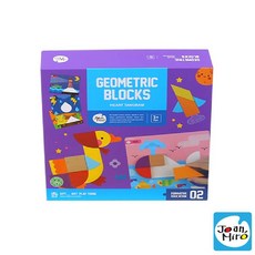 JoanMiro腦力全開七巧板-創意心型，激發創意，培養空間想像力, 多色, 1個