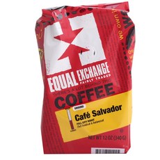 EQUAL EXCHANGE 薩爾瓦多烘焙咖啡 FULL CITY ROAST款, 340克, 研磨咖啡