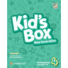 (英文圖書) Kid's Box New Generation Level 4 Activity Book with Digital Pack British English 平裝版, Cambridge University Press, 英文