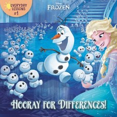 (英文圖書) Everyday Lessons #1: Hooray for Differences! (Disney Frozen) 平裝版, Random House Disney, 英文