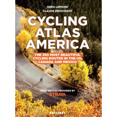 (英文圖書) Cycling Atlas North America: The 350 Most Beautiful Cycling Trips in the Us Canada and Mexico 平裝版, Universe Publishing(NY), 英文