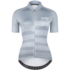 BAISKY百士奇 夏季自行車女款短車衣 緞層 灰