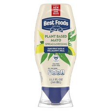 Best Foods 植物性美乃滋抹醬&沙拉醬, 1個, 340ml