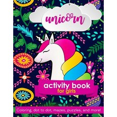 (英文圖書) Unicorn Activity Book: For Girls 平裝版, Independently Published, 英文