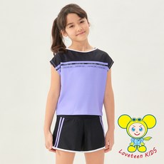 夏之戀 LOVETEEN KIDS 小女外罩衫三件式泳衣