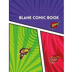 (英文圖書) Blank Comic Book: Blank Comic Book For Kids And Teens With Variety Templates. A Sketchbook To... 平裝版, Lulu.com, 英文