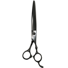 Lion 7吋美髮剪刀，專業級理髮工具，人體工學設計，輕鬆打造完美髮型, 1個, 黑色