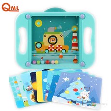 QML 平衡珠遊戲組 M20A 掌上走珠 益智玩具 手眼協調, 紫色