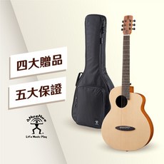 aNueNue 旅行吉他 MY10 Feather Bird 鳥吉他 雲杉木單板 附原廠袋 小吉他, 木色