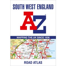 (英文圖書) South West England Regional A-Z Road Atlas 平裝版, Geographers' A-Z Map Compan..., 英文