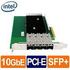 Intel X722-DA4FH 乙太網路網路介面卡 10G 四埠 光纖/Fiber 網路卡(Non-GBIC) 盒裝