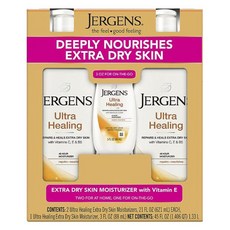 JERGENS 珍柔 極乾肌修護滋潤身體乳液組, 1.33L, 1組