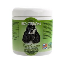 BIO-GROOM 寵物犬耳朵清潔棉片, 1個, 160克