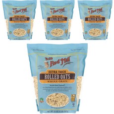 Bob's Red Mill 即食全麥燕麥, 4包, 907g