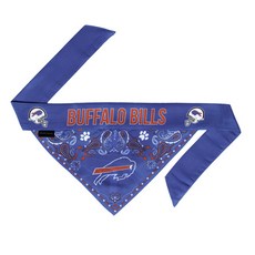 DoggieNation 綁帶式寵物頭巾, 1個, Buffalo Bills