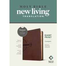 (英文圖書) NLT Compact Giant Print Bible Filament Enabled Edition (Red Letter Leatherlike Mahogany Ce... Imitation Leather, Tyndale House Publishers, 英文, 仿皮