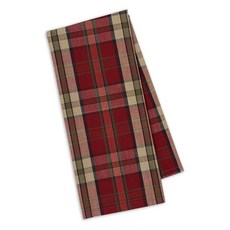 DESIGN IMPORTS Campfire 格子洗碗巾廚房十字架 45.7 x 71.1cm, 1個, 混色