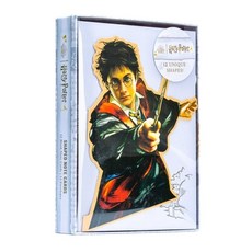 (英文圖書) Harry Potter Boxed Die-Cut Note Cards 精裝版, Insights, 英文