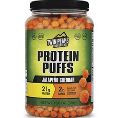 TwinPeaksIngredients Twin Peaks Ingredients蛋白質泡芙 墨西哥辣椒切達起司, 1個, 300g