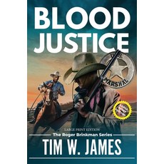 (英文圖書) Blood Justice (Large Print) 平裝版, Iron Spike Press, 英文