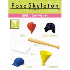 Re-Ment 骨頭人棒球套組食玩, 詳見包裝