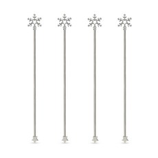 TWINE 雪花攪拌棒組, 4入