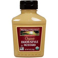 WESTBRAE NATURAL 第戎芥末醬, 1個, 226克