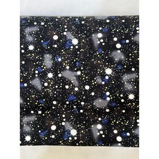 「上巧手創」台灣 ＂星空＂厚棉布，台灣100 ％棉布手作材料 拼布材料，40元／尺，110元／3尺, 詳見包裝, 詳見包裝, 黑色1尺
