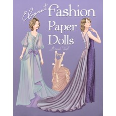 (英文圖書) Elegant Fashion Paper Dolls: Dress Up Collection with Glamorous Gowns 平裝版, Independently Published, 英文