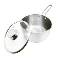 TOP-CHEF 頂尖廚師 深型雪平鍋 無塗層 單柄湯鍋, 不鏽鋼, 1套, 21cm