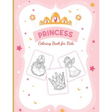 Princess Coloring Book For Girls: For Girls Ages 3-9 - Toddlers - Activity Set - Crafts and Games 平裝版, Patricia Larson, 英文