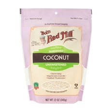 Bob's Red Mill 椰絲粉 無糖, 1個, 340g