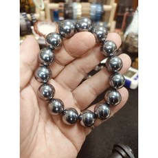 鈦赫茲手珠圓珠14mm - 能量手鍊，簡約時尚，舒緩壓力