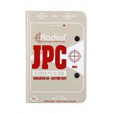 Radial JPC – Computer Direct Box 立體聲電腦音源隔離盒，消除噪音，提升音質, 詳見包裝
