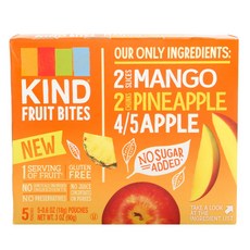 KIND 芒果鳳梨蘋果脆片, 5份, 18g