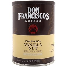 DON FRANCISCO 阿拉比卡咖啡粉 香草堅果味 中烘焙, 340克, 未研磨