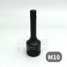 SVG JAPAN 12角氣動凸頭套筒 四分套筒 CR-MO鉻鉬鋼材質 高硬度耐用
