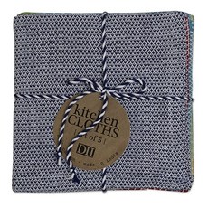 DESIGN IMPORTS 圖案廚房洗碗布, 5件, 混色