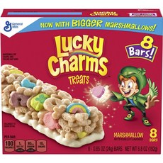 General Mills Lucky Charms棉花糖麥片棒 8包入, 1盒, 192g