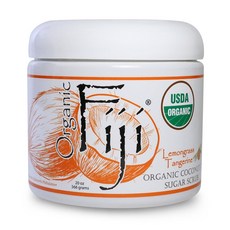 Organic Fiji 檸檬草橘子磨砂膏 jwarin, 1個, 566克