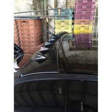 三菱 LANCER 01-07 鯊魚鰭天線蓋 ABS材質 卡夢水轉印 含短天線