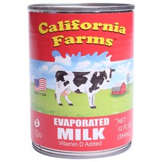 California Farms 牛奶罐頭 添加維生素D, 1個, 354毫升