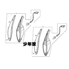 《少年家》光陽KYMCO 原廠LLF5 如意SD25HC 前方向燈組 左右一對含配線