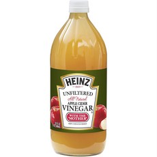 HEINZ 亨氏 未過濾蘋果醋, 1個, 946ml