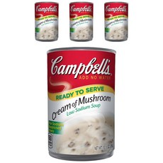 Campbell's 金寶 蘑菇奶油湯, 4罐, 298g