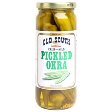 Old South 老南醃秋葵清脆溫和, 1個, 473毫升