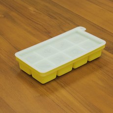 元氣寶寶 鉑金矽膠食品分格保存盒, 黃色, 35ml