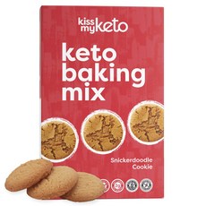 KISS MY KETO Baking Mix Sneaker Doodle Cookies 無麩質, 1個, 187克