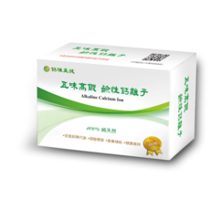 鈣雅生技 五味高鍛鈣離子 鹼性泡服 調整體質 補鈣首選, 1盒, 100顆