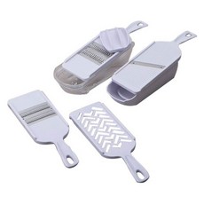 KAI 貝印 SELECT100 料理切片刨絲器組, 1組, 白色